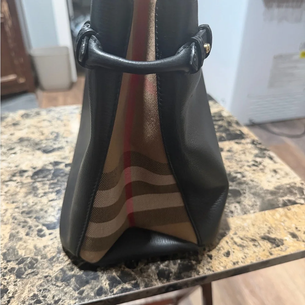 Black Burberry satchel